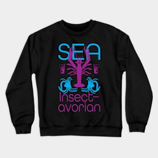 Sea Insectavorian Retro 80'd 90's Style Crewneck Sweatshirt